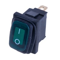 Перемикач KCD1-2-101NW green 12V Daier