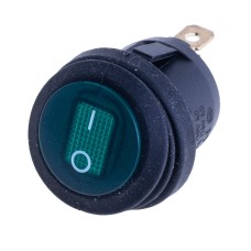 Перемикач KCD1-5-101NW green 12V Daier