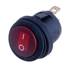 Перемикач KCD1-5-101NW red 24V Daier