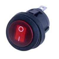 Перемикач KCD1-5-101NW red 220V Daier