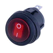 Перемикач KCD1-5-101NW red 220V Daier