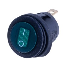 Перемикач KCD1-5-101NW green 220V Daier