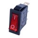 Перемикач KCD3-101N 220V red Daier
