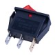 Перемикач KCD3-101N 220V red Daier
