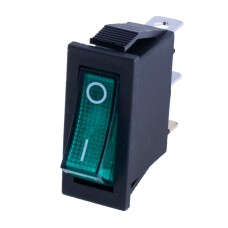 Перемикач KCD3-101N 220V green Daier