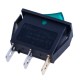 Перемикач KCD3-101N 220V green Daier