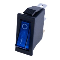 Перемикач KCD3-101N 220V blue Daier