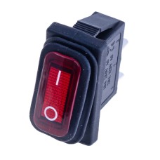 Перемикач KCD3-101W red Daier