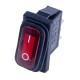 Перемикач KCD3-101W red Daier