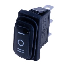Перемикач KCD3-103W black cap Daier
