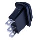 Перемикач KCD3-103W black cap Daier
