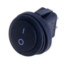 Перемикач KCD1-8-101W black Daier