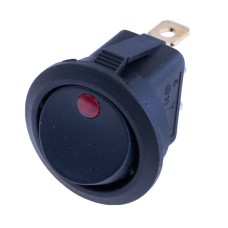 Перемикач KCD1-8-101EN 12V red dot Daier