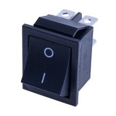 Перемикач KCD2-201 black without lamp Daier