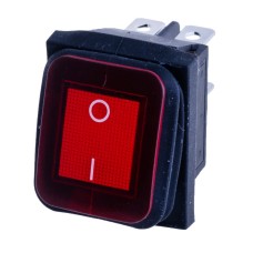 Перемикач KCD2-201W red without lamp Daier