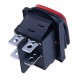 Перемикач KCD2-201NW red 220V Daier