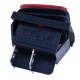 Перемикач KCD2-201NW red 220V Daier