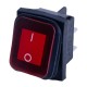 Перемикач KCD2-201NW red 24V Daier