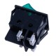 Перемикач KCD2-2-201NS green 220V Daier