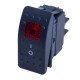 Перемикач RK1-06N red 12V Daier