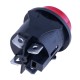 Кнопка PS18-16N-2 red 220V Daier