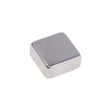 Магніт NdFeB, Блок 10 x 10 x 5 mm (N38), Ni + Cu + Ni (нікель) HHII