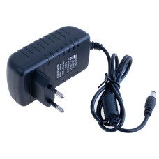 Блок живлення з вилкою 24W 12V, роз'єм:2.5x5.5мм, з феритовим фільтром, 82х42х30mm OV-A016