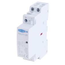 Контактор двополюсний 2P 220V 25A 1NO, 1NC TOCT1 25A 1NO 1NC TOMZN