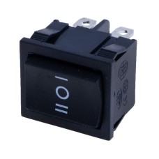 MRS-203 6A,250V(Чорна клавіша) (Перемикач клавішний, rocker) Global Tone