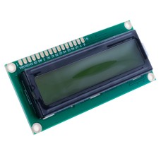 Дисплей LCD1602 16x2 із зеленим підсвічуванням, з підтримкою кирилиці Hexing