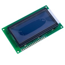 Дисплей LCD1604 16x4 із синім підсвічуванням, з підтримкою кирилиці Hexing