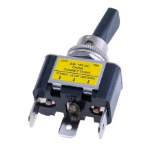 Тумблер 3 контакти ON-OFF з зеленим з підсвічуванням 12VDC ASW-07D-2 Daier