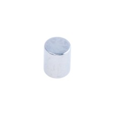 Магніт NdFeB, диск/циліндр D4 x 5 mm (N38), Ni + Cu + Ni (нікель) HHII