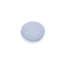 Магніт NdFeB, диск/циліндр D6 x 1 mm (N38), Ni + Cu + Ni (нікель) HHII