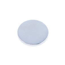 Магніт NdFeB, диск/циліндр D13 x 1,5 mm (N38), Ni + Cu + Ni (нікель) HHII