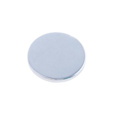 Магніт NdFeB, диск/циліндр D14 x 1,5 mm (N38), Ni + Cu + Ni (нікель) HHII