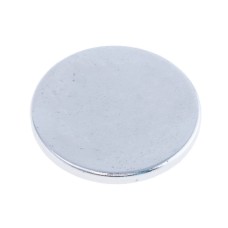 Магніт NdFeB, диск/циліндр D20 x 2 mm (N38), Ni + Cu + Ni (нікель) HHII