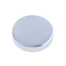 Магніт NdFeB, диск/циліндр D25 x 25 mm (N38), Ni + Cu + Ni (нікель) HHII