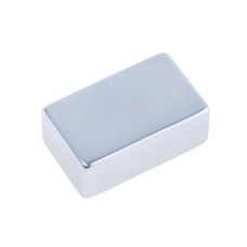 Магніт NdFeB, блок 25 x 15 x 10 mm (N38), Ni + Cu + Ni (нікель) HHII