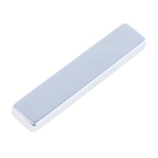 Магніт NdFeB, блок 50 x 10 x 5 mm (N38), Ni + Cu + Ni (нікель) HHII
