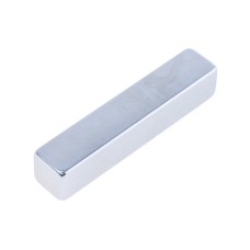 Магніт NdFeB, блок 50 x 10 x 10 mm (N38), Ni + Cu + Ni (нікель) HHII