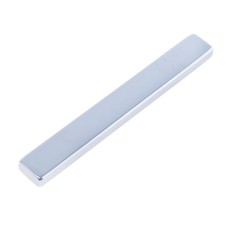 Магніт NdFeB, блок 80 x 10 x 5 mm (N38), Ni + Cu + Ni (нікель) HHII