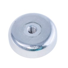 Магніт NdFeB, диск/циліндр D16 x 5,2 mm (N38), Ni + Cu + Ni (нікель) HHII