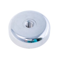 Магніт NdFeB, диск/циліндр D25 x 7,7 mm (N38), Ni + Cu + Ni (нікель) HHII