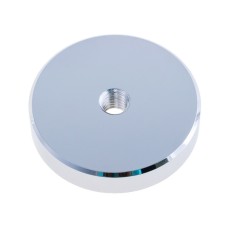 Магніт NdFeB, диск/циліндр D48 x 10 mm (N38), Ni + Cu + Ni (нікель) HHII