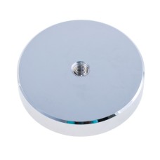 Магніт NdFeB, диск/циліндр D60 x12 mm (N38), Ni + Cu + Ni (нікель) HHII
