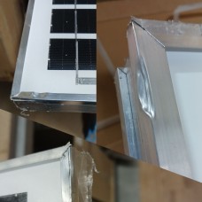 Сонячна батарея, 30Вт,18В монокристалічна 350x600mm M-30w УЦІНКА, пошкоджена алюмінієва рамка Demuda