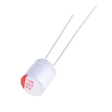 Конденсатор 100uF 35V 6,3x8, HED1-PH-35V107M 6,3x8, полімерний JEC