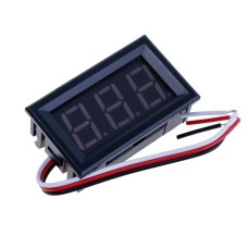 Вбудований вольтметр DC 4,5-30V синій дисплей 0.56