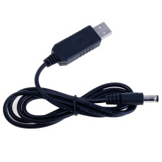 Кабель перетворювач USB-A в 5.5x2.5mm 12VDC 1м